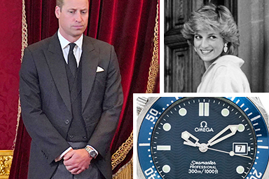 Prince william deals omega watch