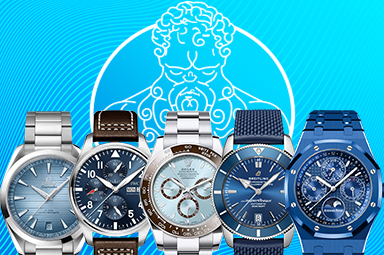 Blue dial best sale luxury watches