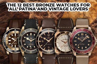 The 11 Best Bronze Watches For All Patina And Vintage Lovers Hublot Longines IWC