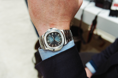 Brad pitt 2024 patek philippe nautilus